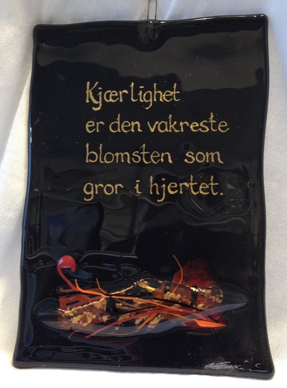 Hustavle i glass, Kjærlighet er den..
